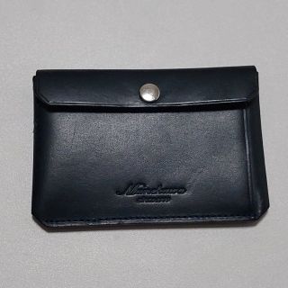 【MUNEKAWA】Card case Tuck ブラック(名刺入れ/定期入れ)