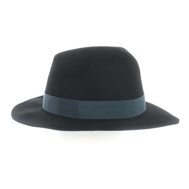 Borsalino(ボルサリーノ)のボルサリーノ Borsalino ハット 帽子 60 ウール 黒  レディースの帽子(その他)の商品写真