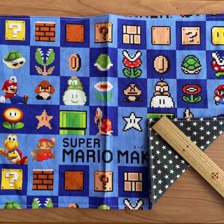 581、579 マリオ　カービィランチョンマット 25×35(外出用品)