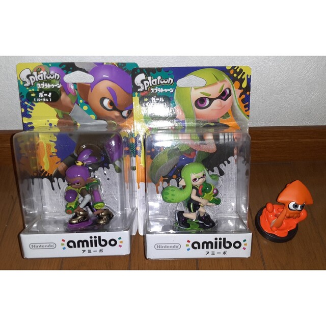 amiibo スプラトゥーン 限定カラー 3種