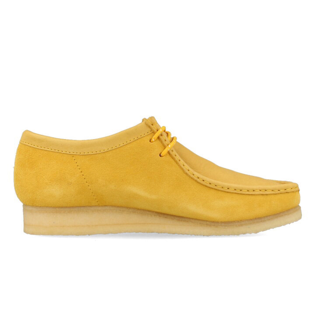 Clarks(クラークス)のCLARKS クラークス WALLABEE ワラビー イエロー モカシン メンズ メンズの靴/シューズ(スリッポン/モカシン)の商品写真