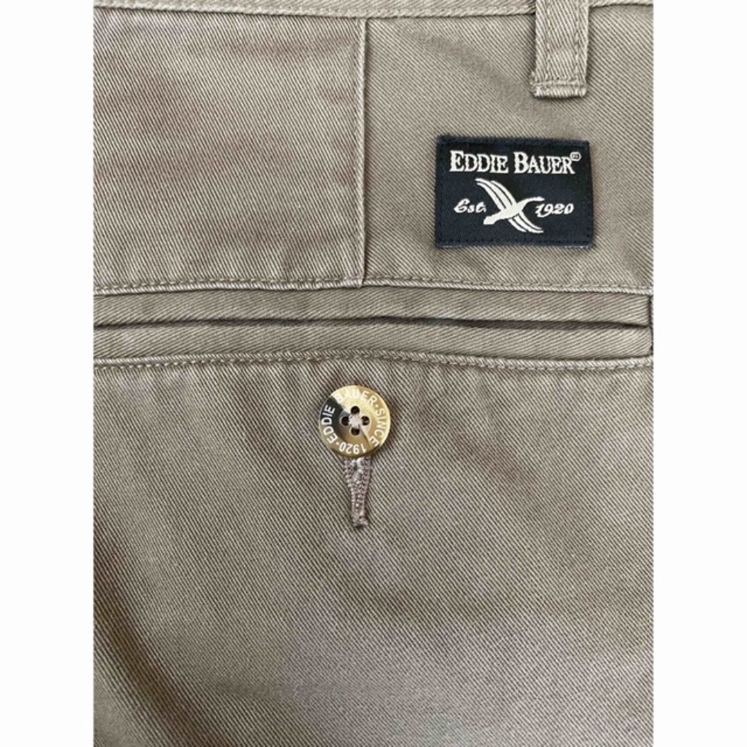 Eddie Bauer - エディーバウアー 90s チノパン スリムフィット カーキ