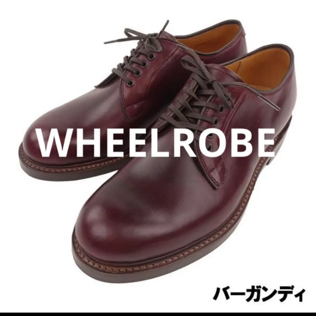 メンズWHEELROBE　PLAIN TOE BLUCHER 15066