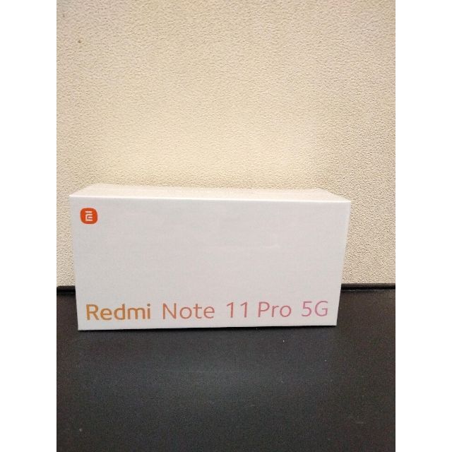 redmi note 11 pro 5g 未開封　グレー 128GB