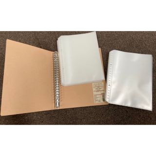 ムジルシリョウヒン(MUJI (無印良品))の無印良品　バインダー/リフィルクリアポケット(ファイル/バインダー)