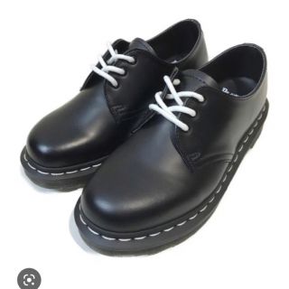 ドクターマーチン(Dr.Martens)のDr.Martens(ドクターマーチン)３ホール白ステッチ(ブーツ)