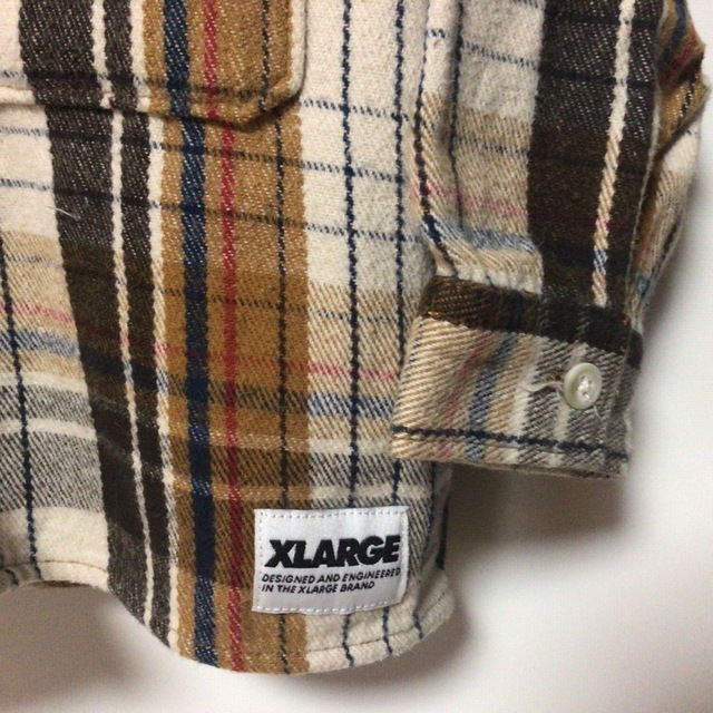 XLARGE(エクストララージ)のエクストララージキッズ★シャツ★100cm キッズ/ベビー/マタニティのキッズ服男の子用(90cm~)(ブラウス)の商品写真