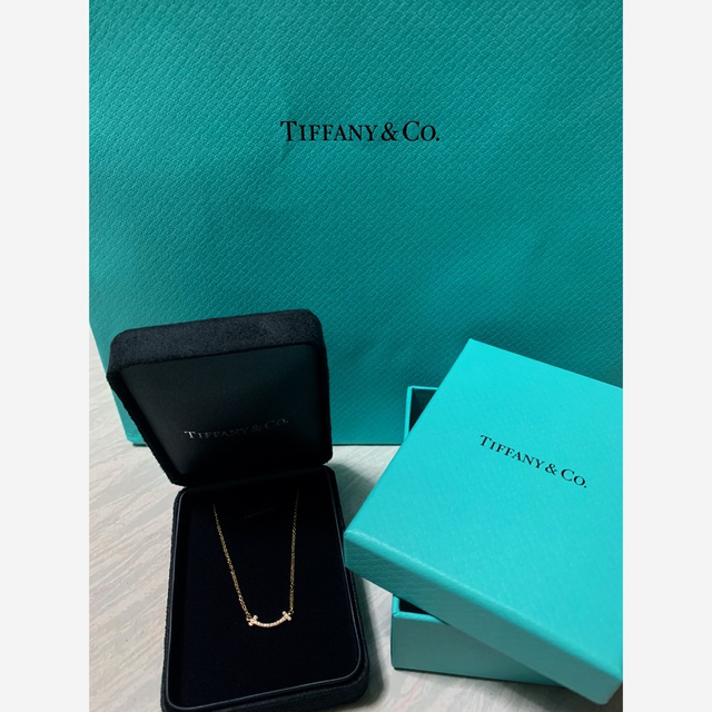 Tiffany & Co. - Tiffany& Co.Tスマイルネックレスミニ
