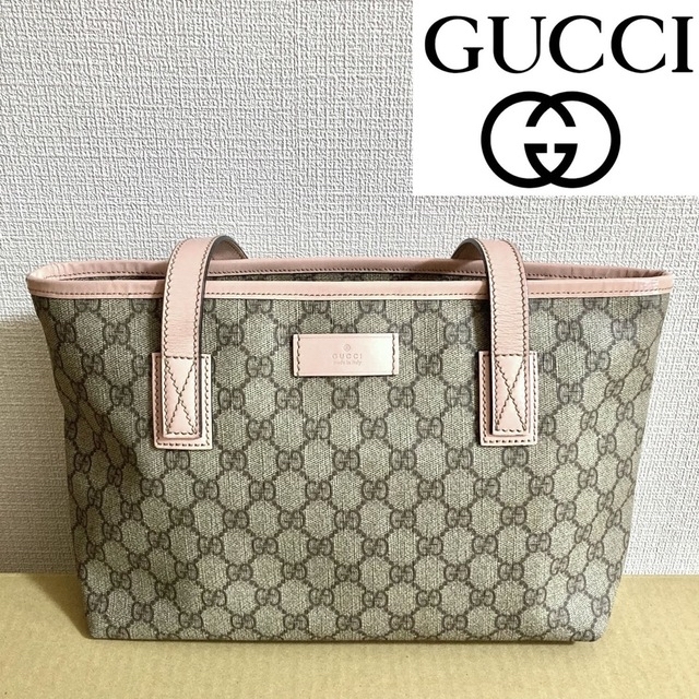 大好評通販中！ 良品 シリアルナンバー有！GUCCI トートバッグ GG柄