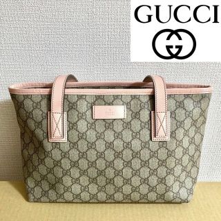 グッチ(Gucci)の良品 シリアルナンバー有！GUCCI トートバッグ GG柄スプリーム  ロゴ(トートバッグ)