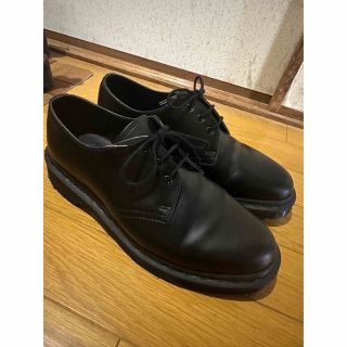 ドクターマーチン(Dr.Martens)のドクターマーチン　3ホール　厚底　ブラック(ローファー/革靴)