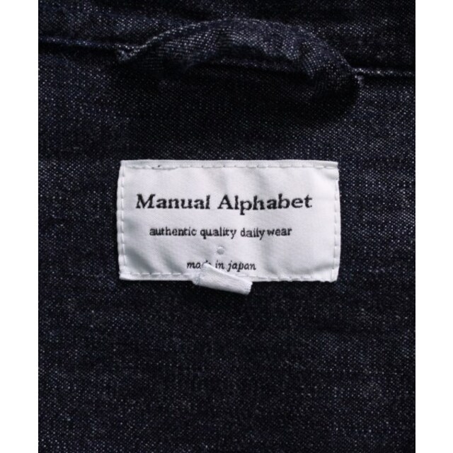 MANUAL ALPHABET(マニュアルアルファベット)のManual Alphabet コート（その他） 4(XL位) インディゴ 【古着】【中古】 メンズのジャケット/アウター(その他)の商品写真