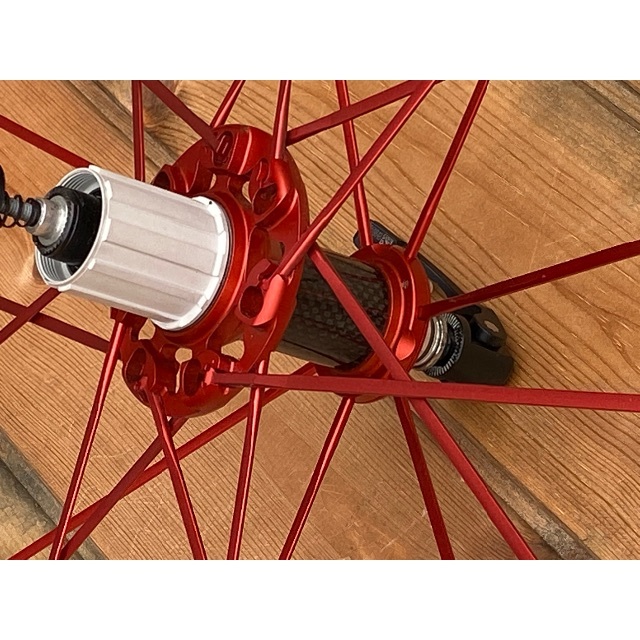 フルクラム　レ-シングゼロ　レッド限定　美品！ スポーツ/アウトドアの自転車(パーツ)の商品写真