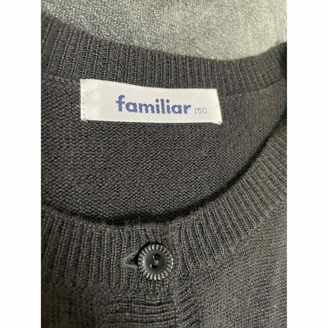 familiar(ファミリア)のfamiliar★カーディガン★アーガイル柄★150cm キッズ/ベビー/マタニティのキッズ服女の子用(90cm~)(カーディガン)の商品写真