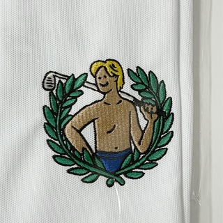 新品未開封 パシフィックゴルフクラブ ポロシャツ ホワイト Mサイズ