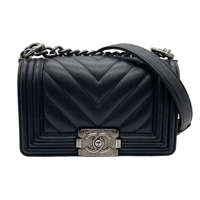 CHANEL - シャネル CHANEL ボーイシャネル20 Vステッチ チェーンショル【中古】