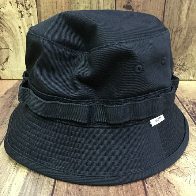 WTAPS JUNGLE 02 HAT COTTON. RIPSTOP 黒 S