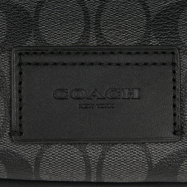 COACH(コーチ)の新品 コーチ COACH ウエストバッグ・ボディバッグ トラック ベルトバッグ チャコール/ブラック メンズのバッグ(ボディーバッグ)の商品写真