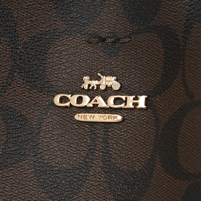 COACH(コーチ)の新品 コーチ COACH ショルダーバッグ モリー バケットバッグ 22 ブラウン/1941 レッド レディースのバッグ(ショルダーバッグ)の商品写真