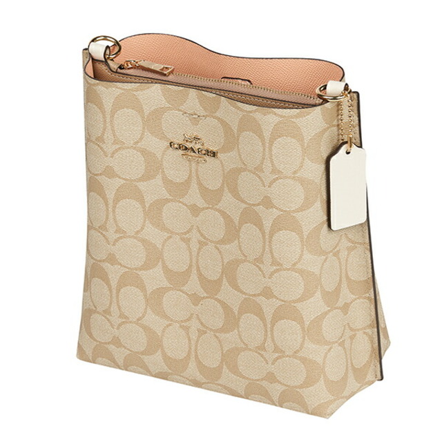 フラワーB ブルーグレイ 専用COACHコーチ OUTLET モリー バケット