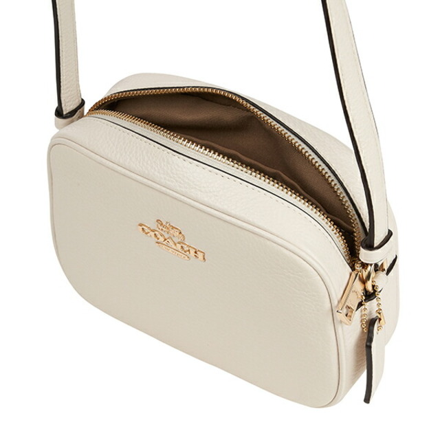 新品 コーチ COACH ショルダーバッグ ミニジェイミー カメラバッグ チョーク