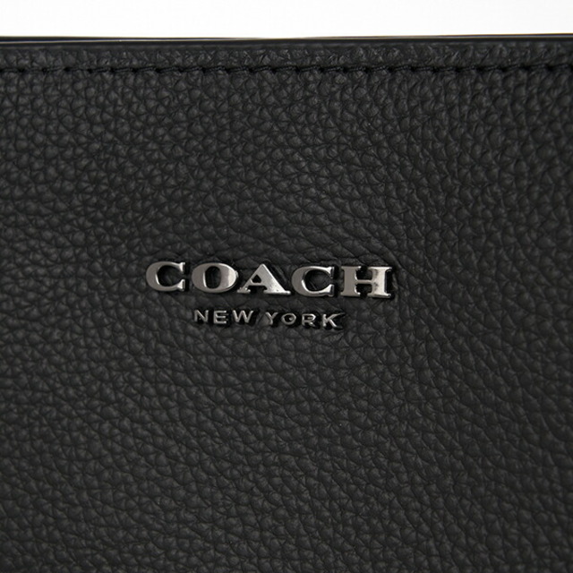 S71■未使用COACHコーチ レザー ダブル ハンドル2way 黒日本未発売