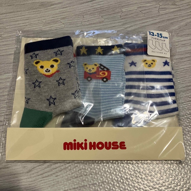 mikihouse(ミキハウス)の【新品未使用】MIKIHOUSE 靴下セット キッズ/ベビー/マタニティのこども用ファッション小物(靴下/タイツ)の商品写真