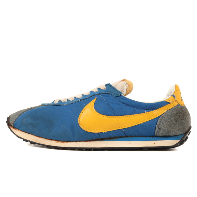 NIKE ナイキ WAFFLE TRAINER ワッフルトレーナー オリジナルモデル 日本製 vintage ヴィンテージ 70s ロイヤルブルー ミディアムイエロー 詳細参照(28～28.5cm位) スニーカー 【メンズ】