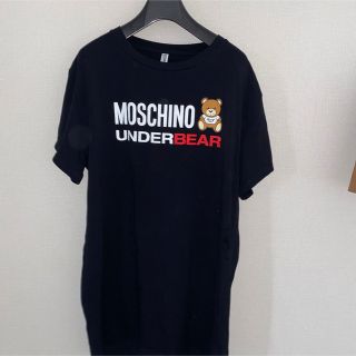 新品】MOSCHINO モスキーノ ホワイト Tシャツ ワンピース 42 ...