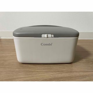 コンビ(combi)の【美品】Combi おしりふきクイックウォーマー コンパクト シアーグレー(ベビーおしりふき)