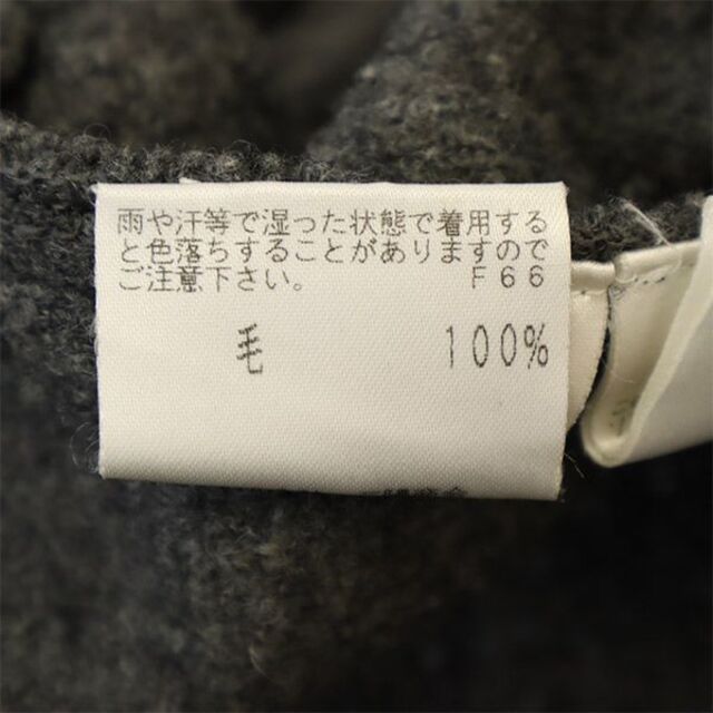 エポカ ウール100％ デザイン ジップジャケット 40 グレー EPOCA レディース   【230113】