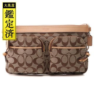 コーチ(COACH)のCOACH コーチ　シグネチャー　ウエストポーチ　【433】(ボディバッグ/ウエストポーチ)