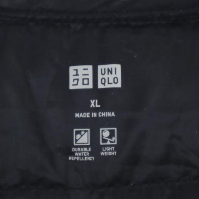 UNIQLO(ユニクロ)のユニクロ ウルトラライト ダウンジャケット XL ブラック UNIQLO ノーカラー レディース 【中古】  【230113】 レディースのジャケット/アウター(ロングコート)の商品写真