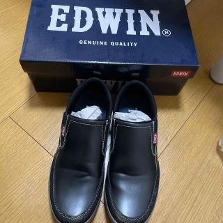 エドウィン(EDWIN)の400円値引しました！EDWIN 25cm レザースリッポン革靴(ドレス/ビジネス)