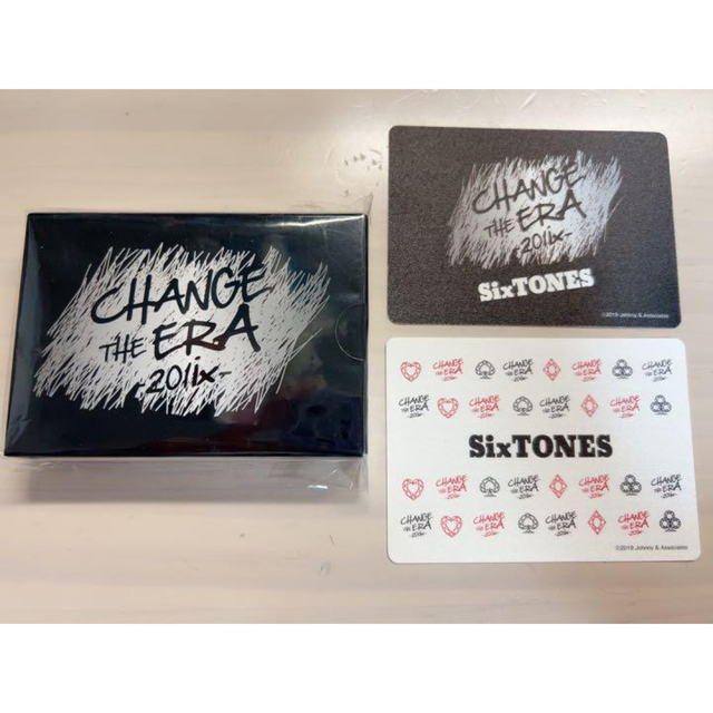 SixTONES(ストーンズ)のSixTONES チェンエラ　グッズ　トランプ エンタメ/ホビーのタレントグッズ(アイドルグッズ)の商品写真