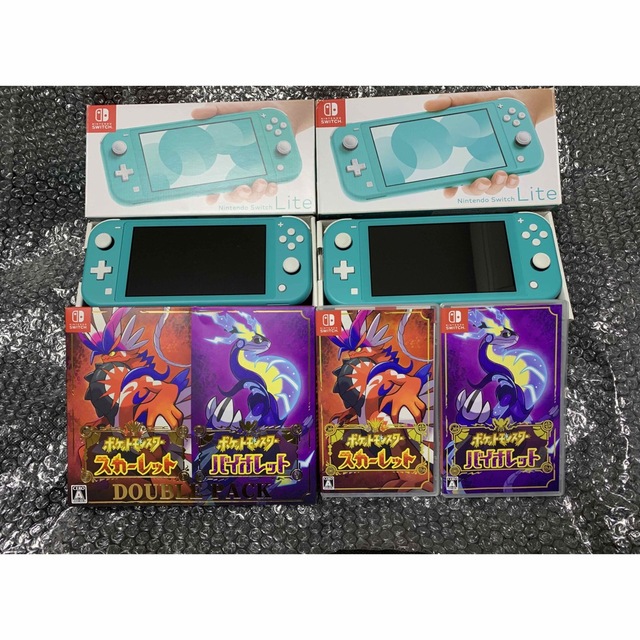 スイッチライト 2台セット ポケモン スカーレット バイオレット ダブルパック