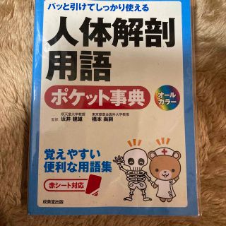 人体解剖用語ポケット事典 パッと引けてしっかり使える(健康/医学)