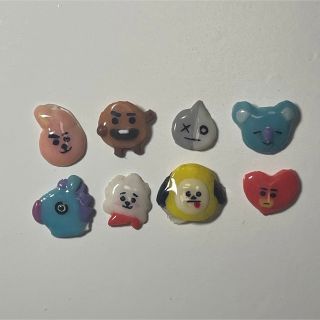 ビーティーイシビル(BT21)の3d ネイルパーツ BTS セット(デコパーツ)