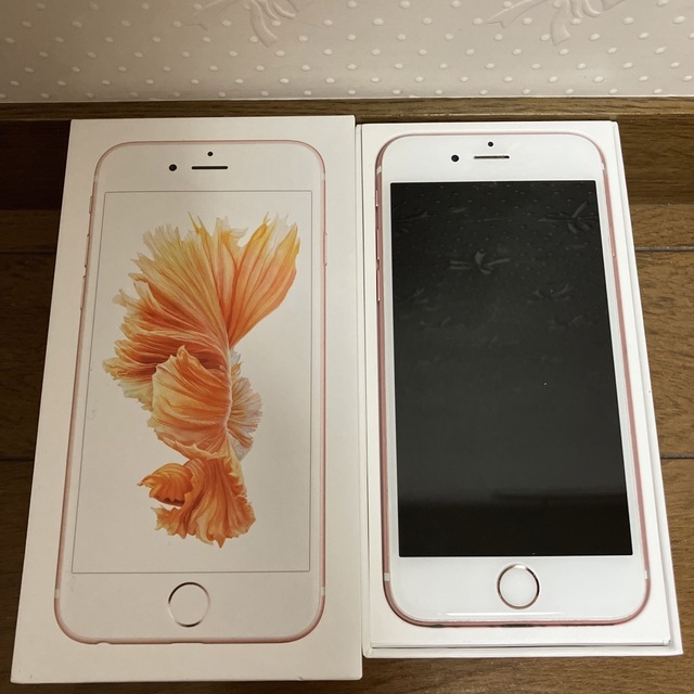 iPhone6sPlus RoseGold 16GB SIMフリー76%