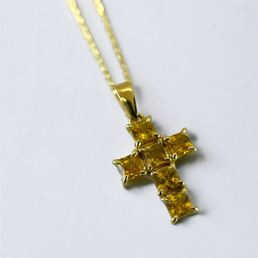 k18 クロス　ネックレス　トップ　cross top necklace