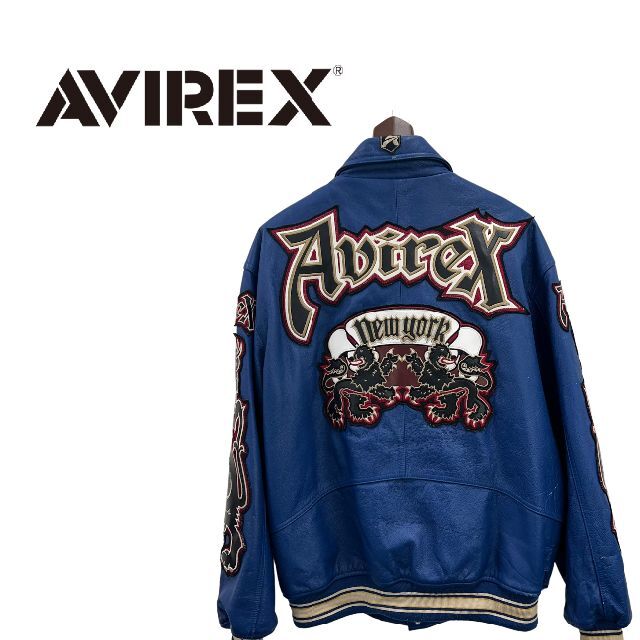 Avirex レザースタジャン Sサイズ