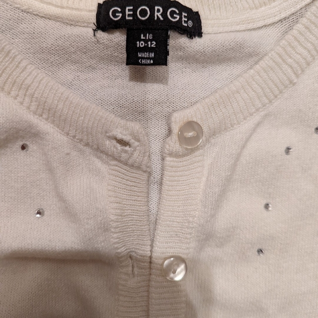 GEORGE'S(ジョージズ)のカーディガン　10-12歳　130cm キッズ/ベビー/マタニティのキッズ服女の子用(90cm~)(カーディガン)の商品写真