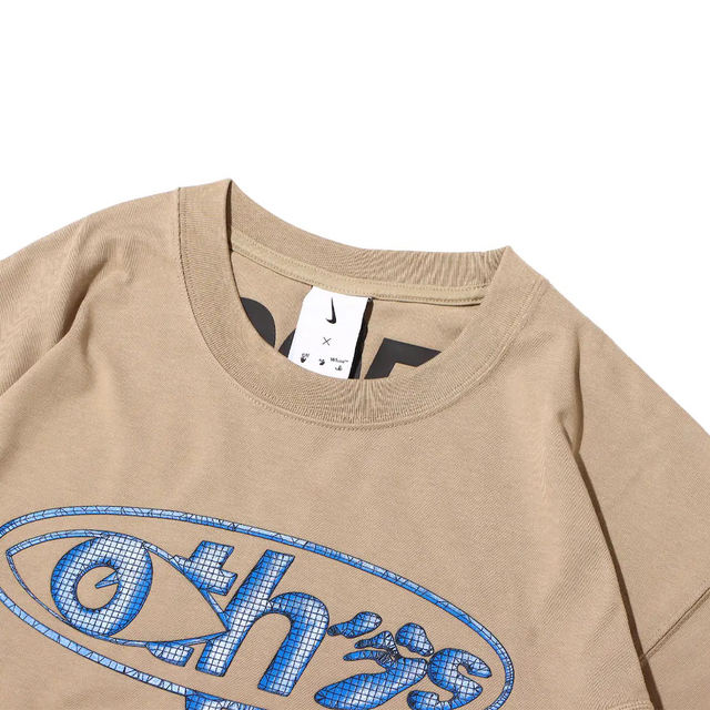 新品！NIKE off-white Others Tee Beige Blue - Tシャツ/カットソー