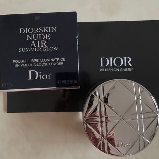 ディオール(Dior)の⑭Dior スキン　ヌード　エアールース　パウダー〈フェイスパウダー〉（001）(フェイスパウダー)