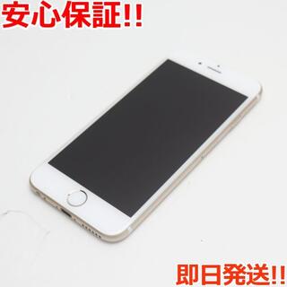 アイフォーン(iPhone)の超美品 au iPhone6 16GB ゴールド 白ロム(スマートフォン本体)