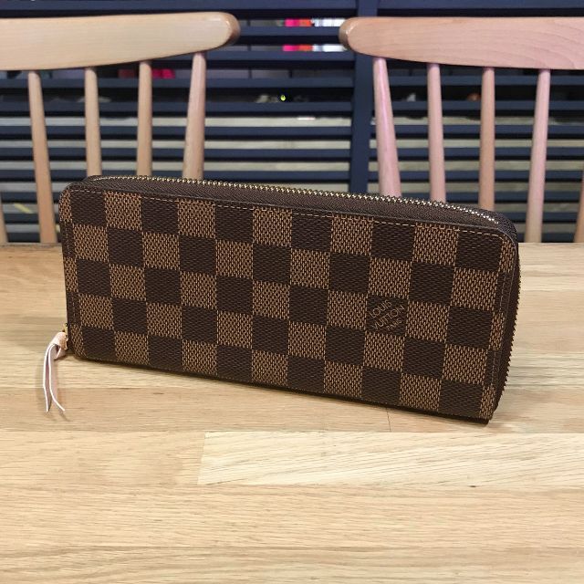 LOUIS VUITTON - 超美品 ルイヴィトン 現行 ダミエ ポルトフォイユクレマンス ローズバレリーヌ