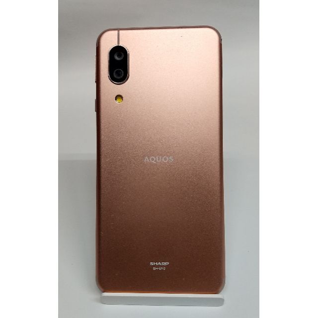 SHARP(シャープ)のAQUOS sense3 lite  SH-M12　ライトカッパー　SIMフリー スマホ/家電/カメラのスマートフォン/携帯電話(スマートフォン本体)の商品写真