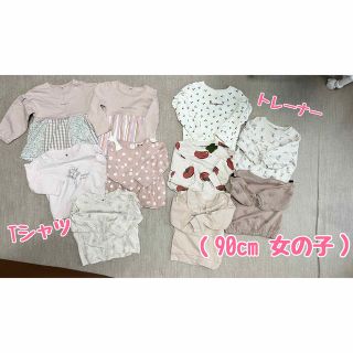 シマムラ(しまむら)の保育園着　まとめ売り(90cm 女の子)(Tシャツ/カットソー)