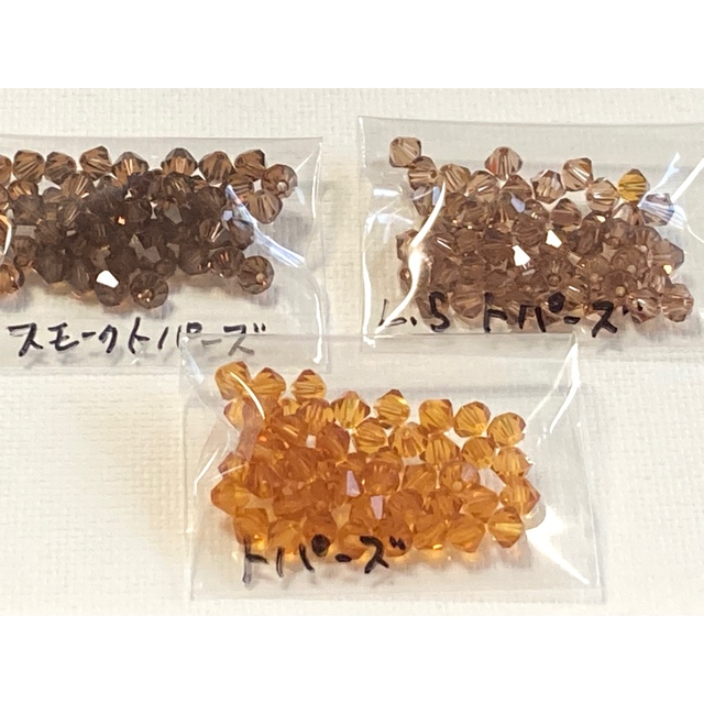 新作モデル スワロフスキー トパーズ系 4mm 各種パーツ - zoopalic.com