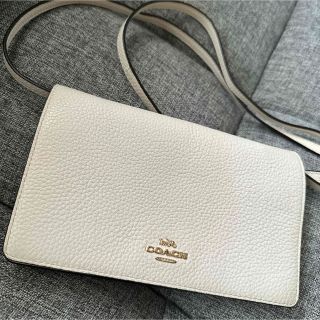 コーチ(COACH)のCOACH ショルダーウォレット/ショルダーバッグ･ミニバック/オフホワイト(ショルダーバッグ)